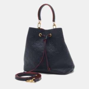 Louis Vuitton Marine Rouge Monogram Empreinte Leather Neonoe Shoulder Bag