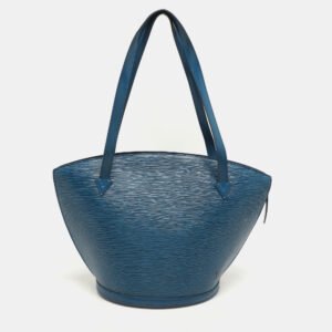 Louis Vuitton Blue Epi Leather Saint Jacques GM Bag