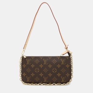 Louis Vuitton Brown Monogram Pochette Accessoires