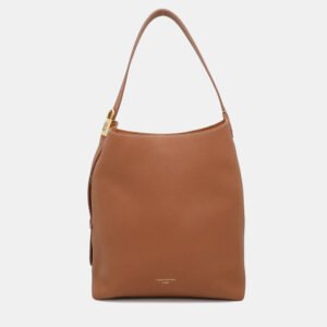 Louis Vuitton Cognac Grained Calf Leather MM Hobo Bag
