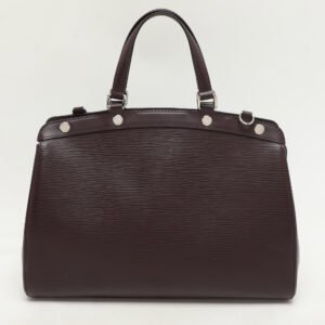 louis vuitton burgundy epi leather brea mm bag