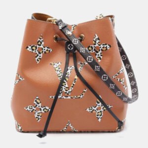 Louis Vuitton Brown Multicolor Monogram Giant LV Jungle Neonoe Shoulder Bag