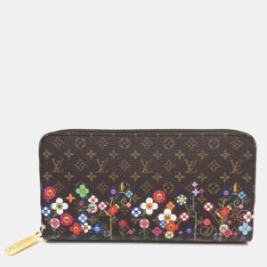 Louis Vuitton Brown Monogram Canvas Takeshi Murakami Chain Wallet