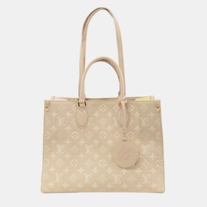 Louis Vuitton Pink Monogram Empreinte Spring In the City OnTheGo Handbag