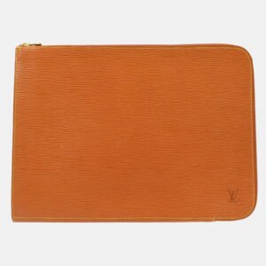 Louis Vuitton Brown Epi Leather Documents 38 Business Bag