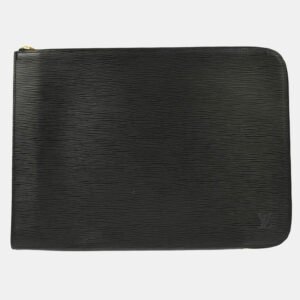 Louis Vuitton Black Epi Leather Documents 38 Business Bag