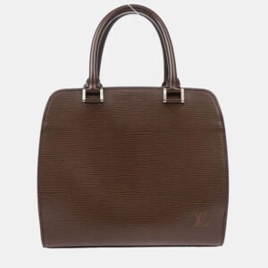 luxury-women-louis-vuitton-used-handbags-p1159094-001 Louis Vuitton Brown Epi Leather Pont Neuf Handbag