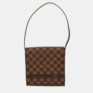 luxury-women-louis-vuitton-used-handbags-p1159097-015 Louis Vuitton Damier Ebene Canvas Tribeca Mini Handbag