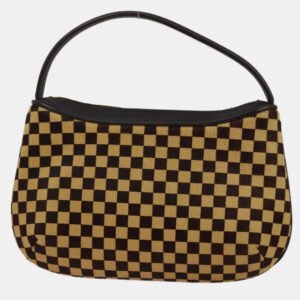 luxury-women-louis-vuitton-used-handbags-p1159098-001 Louis Vuitton Brown, Beige Pony Hair, Leather Damier Sauvage Tiger Handbag