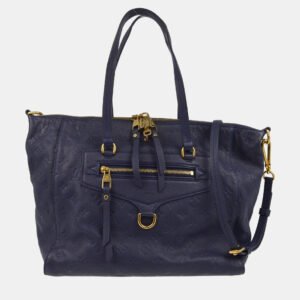 Louis Vuitton Navy Monogram Empreinte Lumineuse PM