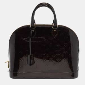 Louis Vuitton Amarante Monogram Vernis Alma GM Bag