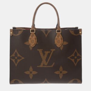 Louis Vuitton Brown Monogram Reverse OnTheGo MM Tote Bag