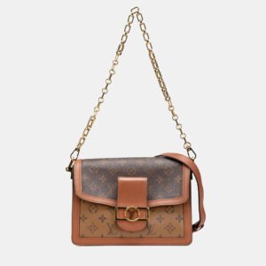 Louis Vuitton Brown Monogram Reverse Dauphine MM