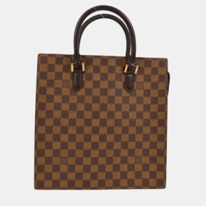 Louis Vuitton Brown Damier Ebene Canvas Venice PM Tote Bag