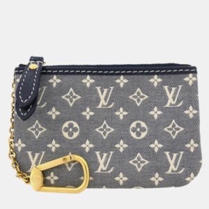 Louis Vuitton Navy Monogram Idylle Canvas Pochette Cles Coin Case