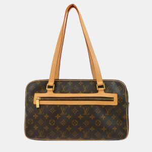 Louis Vuitton Brown Monogram Canvas Cite GM Handbag