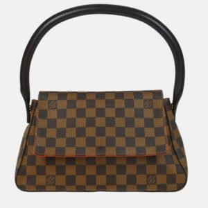 Louis Vuitton Brown Damier Ebene Canvas Mini Looping Handbag