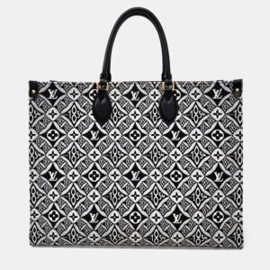 Louis Vuitton Black Fabric 1854 On The Go GM bag