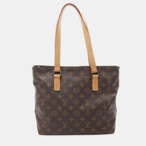 Louis Vuitton Brown Monogram Canvas Cabas piano Shoulder Bag