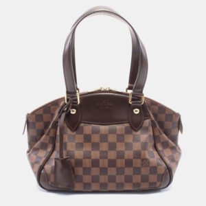 Louis Vuitton Verona PM Brown Damier Ebene Canvas Shoulder Bag