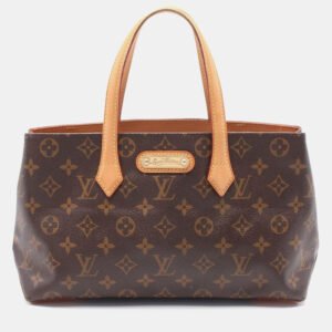 Louis Vuitton Wilshire PM Brown Monogram Canvas Tote Bag