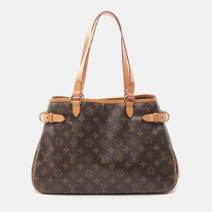Louis Vuitton Batignolles Horizontal Brown Monogram Canvas Shoulder Bag