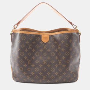 Louis Vuitton Delightful PM Brown Monogram Canvas Shoulder Bag