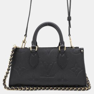 Louis Vuitton Onthego East West Black Monogram Empreinte Leather Shoulder Bag
