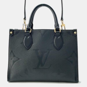 Louis Vuitton On The Go PM Black Monogram Empreinte Shoulder Bag