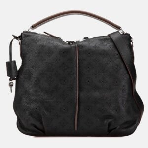 Louis Vuitton Black Monogram Mahina Selene PM
