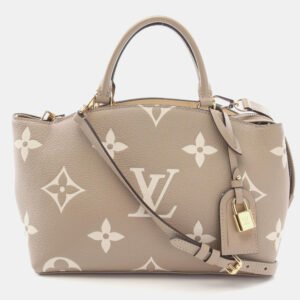 Louis Vuitton Petit Palais Pm Shoulder Handbag Monogram Leather Beige