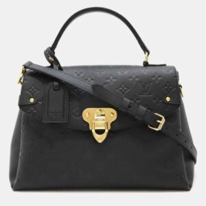 Louis Vuitton Georges MM Noir Monogram Empreinte Handbag
