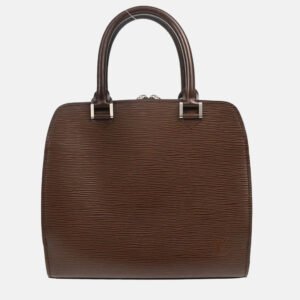Louis Vuitton Pont Neuf Brown Epi Leather Top Handle Bag