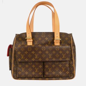 Louis Vuitton Multipli Cite Brown Monogram Canvas Top Handle Bag