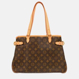 Louis Vuitton Batignolles Brown Monogram Horizontal Tote Bag