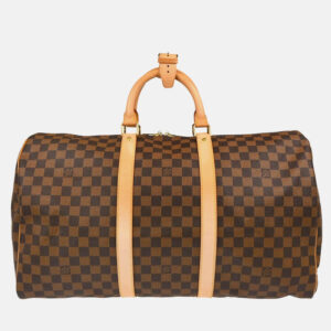 Louis Vuitton Keepall 50 Brown Damier Travel Bag