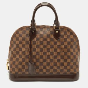 Louis Vuitton Damier Ebene Canvas Alma MM Bag