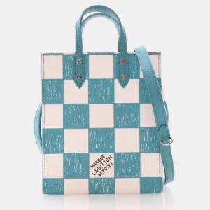 Louis Vuitton Sac Plat XS Damier Checkerboard Tote Bag
