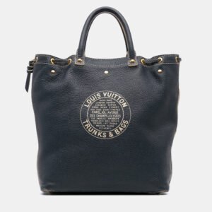 Louis Vuitton Navy Blue Tobago Trunks and Bags Shoe Bag