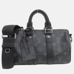 Louis Vuitton Keepall Bandouliere 25 Monogram Eclipse Reverse Boston Bag