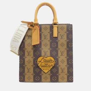 Louis Vuitton Sac Plat LV Squared Monogram Stripe Messenger Handbag