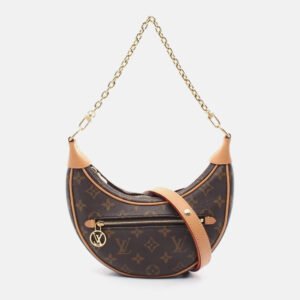 Louis Vuitton Loop Brown Coated Canvas Shoulder Bag