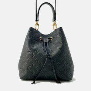 Louis Vuitton Neonoe MM Black Empreinte Leather Shoulder Bag