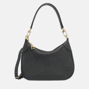 Louis Vuitton Bagatelle Black Monogram Empreinte Leather Shoulder Bag