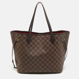 Louis Vuitton Damier Ebene Canvas Neverfull MM Bag