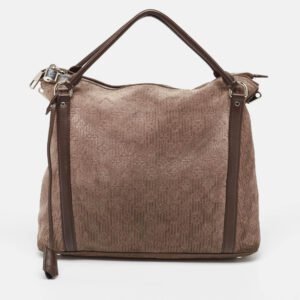 Louis Vuitton Brown Monogram Antheia Suede Ixia MM Bag