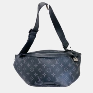Louis Vuitton Black Leather City Steamer MM Satchel