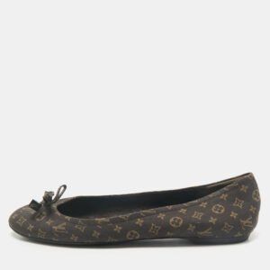 Louis Vuitton Brown Monogram Canvas Idylle Debbie Ballet Flats Size 39