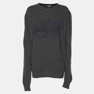 Love Moschino Dark Grey Wool Sweatshirt XXL