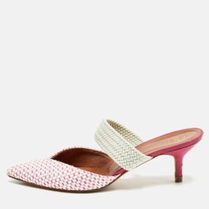 Malone Souliers Multicolor Raffia and Cord Maisie Mules Size 39.5